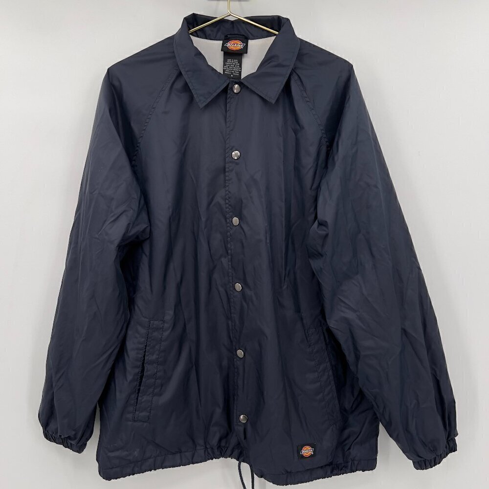 Dickies Mens Snap Front Nylon Jacket M